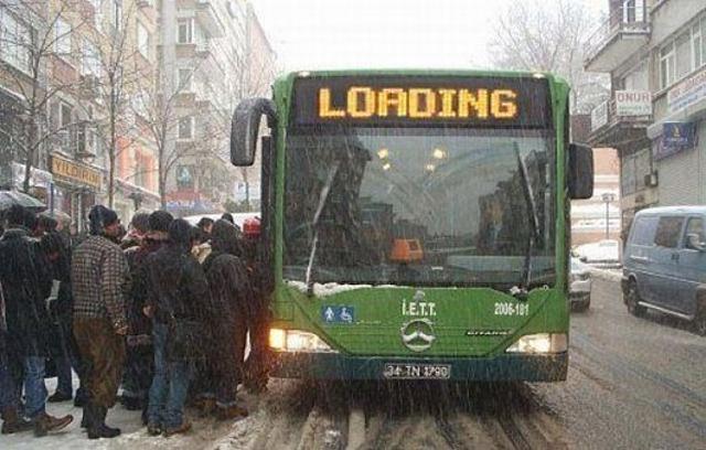 Töltés ötletes busz töltés kép vicces