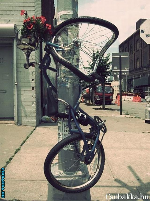 Ellophatatlan bicikli beteg reggeli fárasztó bicikli elvetemült kép
