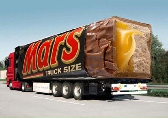 Ez ám a reklám... ez ám a reklám ötletes kamion csoki mars