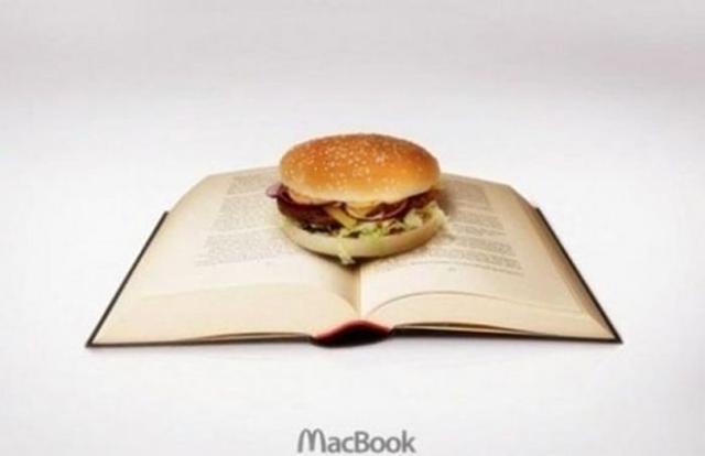 MacBook hamburger találó kép elvetemült macbook mcdonalds