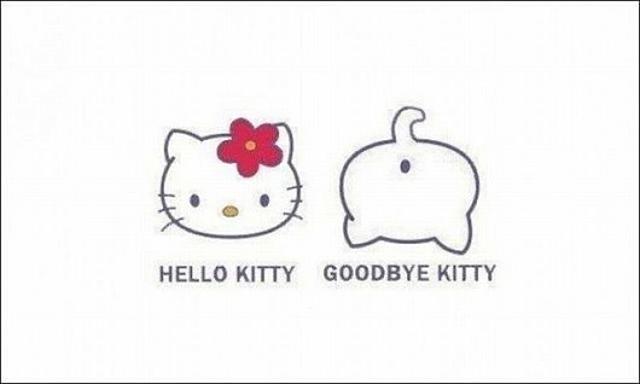 Reggeli fárasztó kép reggeli fárasztó Goodbye Kitty hello kitty
