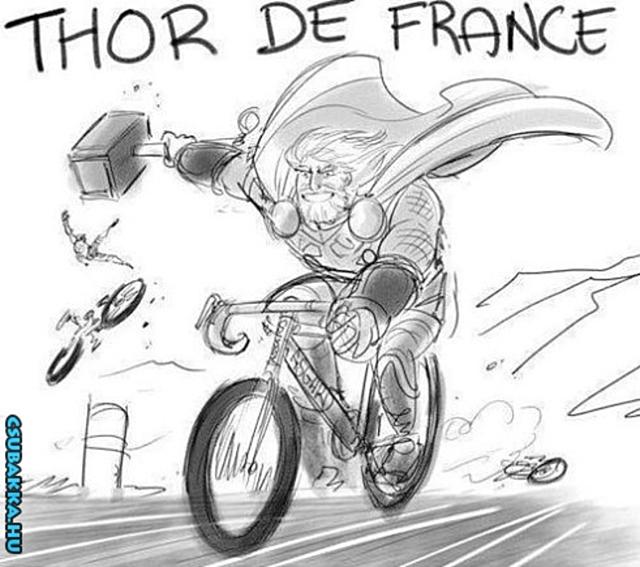 Thor de france...  Na b@zd+...  :D thor beteg fail thor de france lol