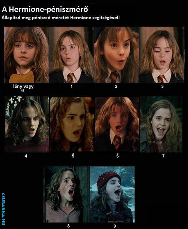 Hermione péniszmérő - LOL :) durva hermione pénisz mérő beteg vicces laza