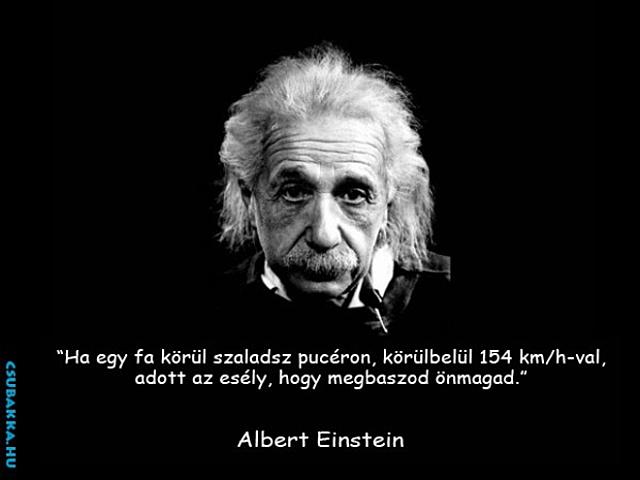 Egy kis bölcsesség Einsteintől :D csubakka Einstein laza lol bölcsesség beteg