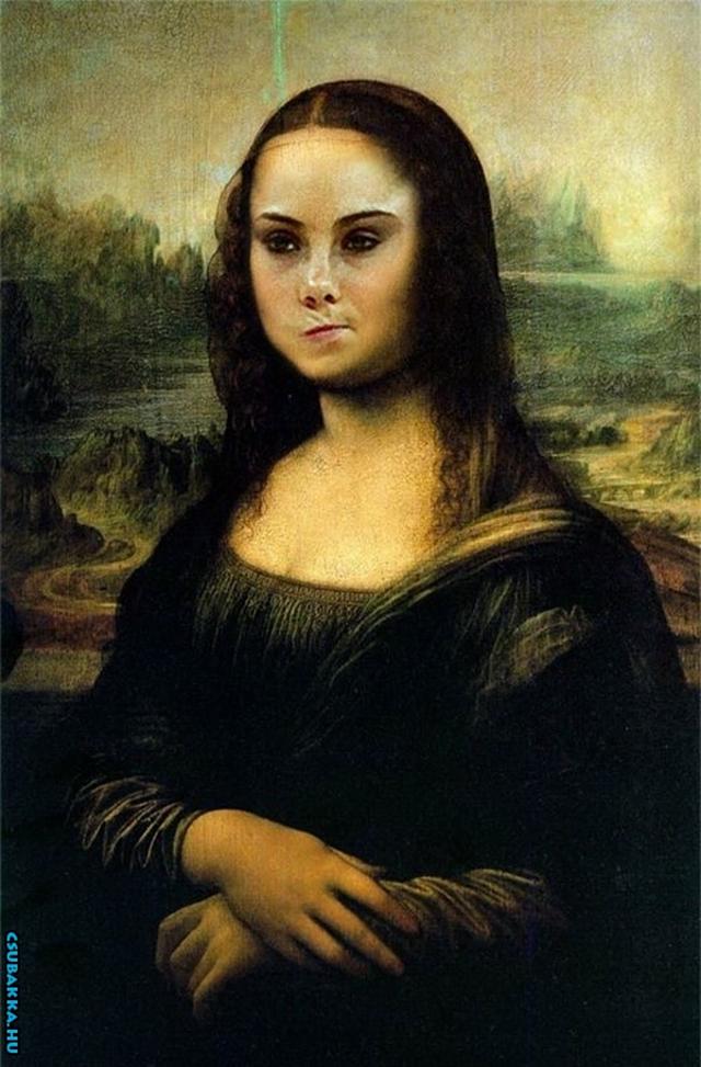 Mona Lisa a Facebookon vicces mona lisa facebook fotó festmény mashup Képek vicces képek