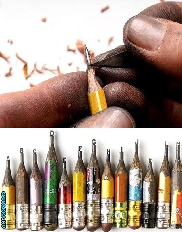 Unatkozol? Hegyezz ceruzát! :) Képek ügyes ceruza művészet tehetség