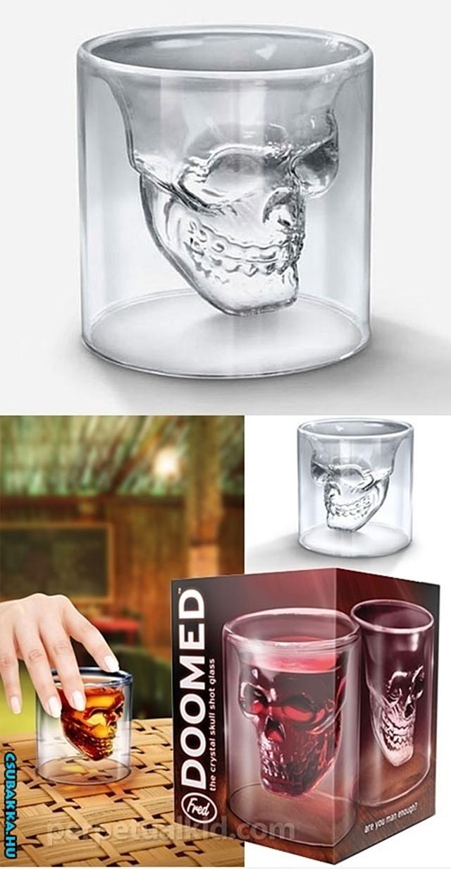 Pohár ütős piákhoz pohár koponya érdekes Képek alkohol
