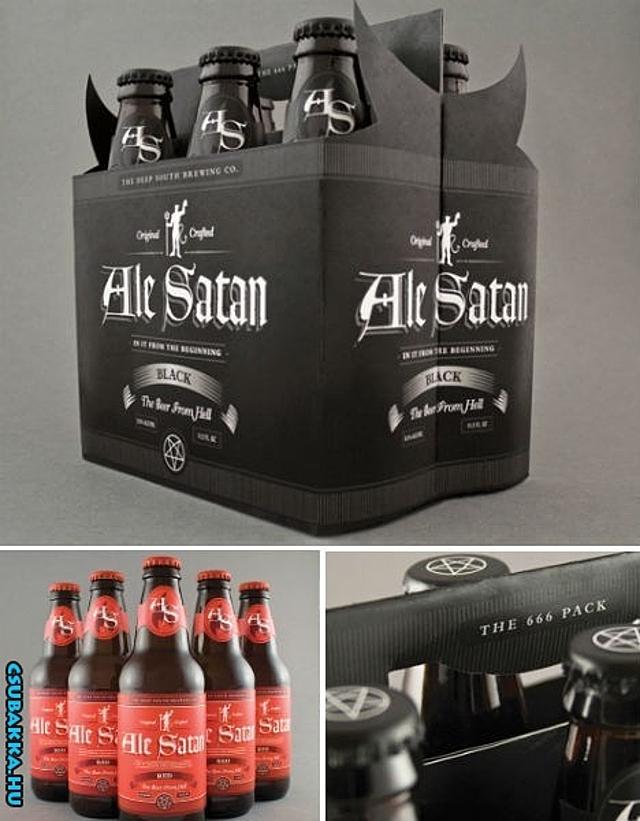 Sátán sör :) sör sátán érdekes vicces képek
