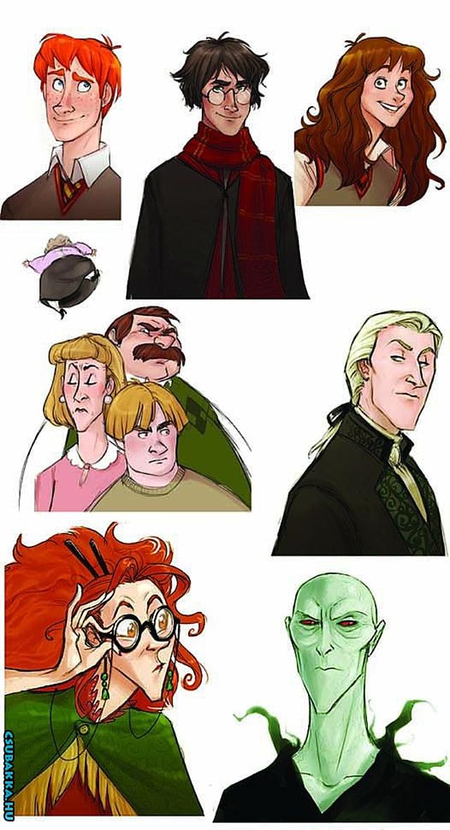 Ha a Harry Pottert a Disney rajzolta volna rajzol Képek disney harry potter