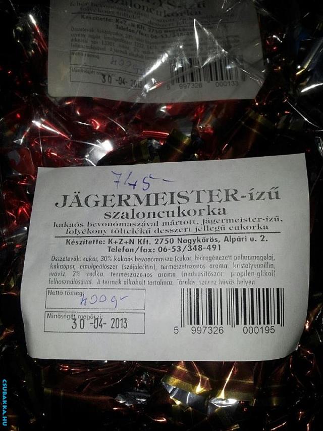 Jagermeister szaloncukor - WIN! Képek karácsony szaloncukor Jägermeister