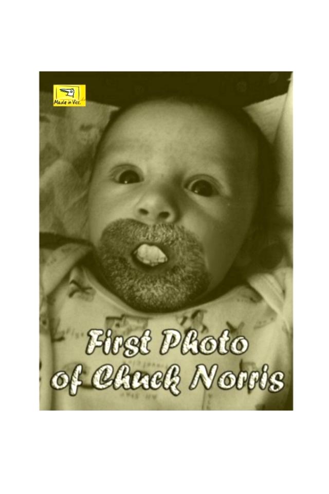 Az első fotó Chuck Norrisról. Képek