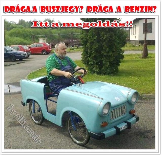 Drága a benzin?  Képek