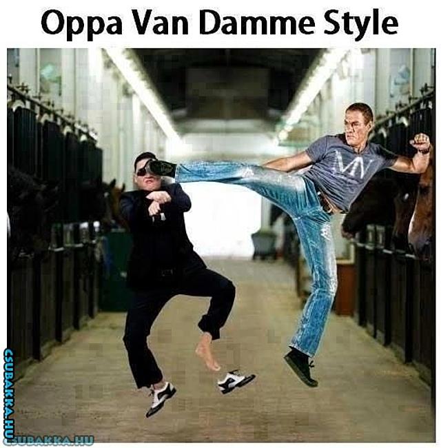 Oppa Van Damme Style oppa van Képek beteg damme style vicces