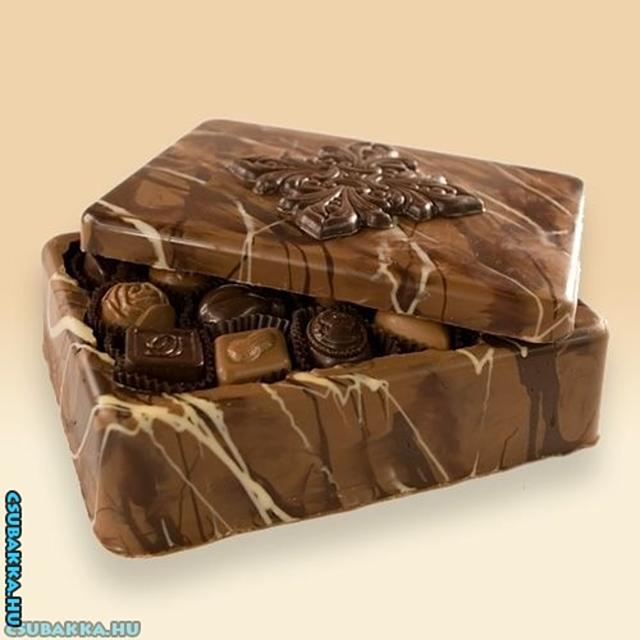 Ehető csokis dobozok doboz csoki édesség Képek