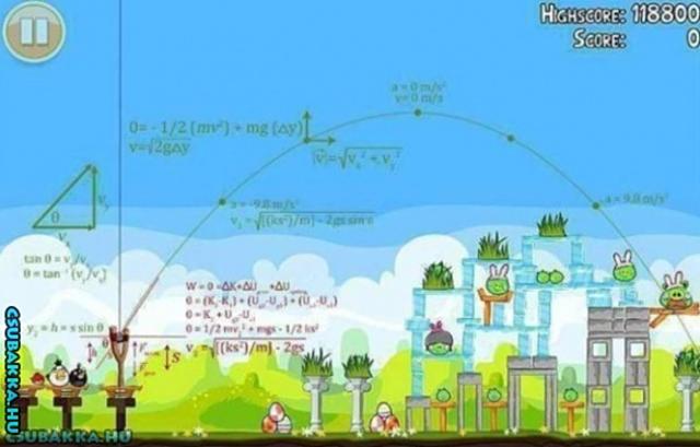 Angry Birds matematikus szemmel Képek vicces Angry Birds matematika