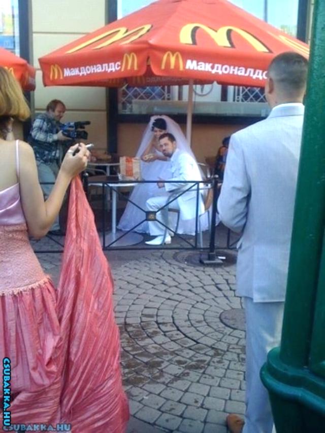 Egy esküvői menü lesz.. :) Képek vicces esküvő mcdonalds