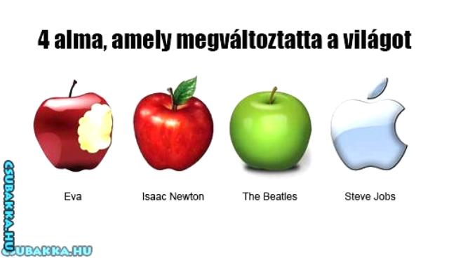 4 alma, amely megváltoztatta a világot világ alma Képek megváltoztatta