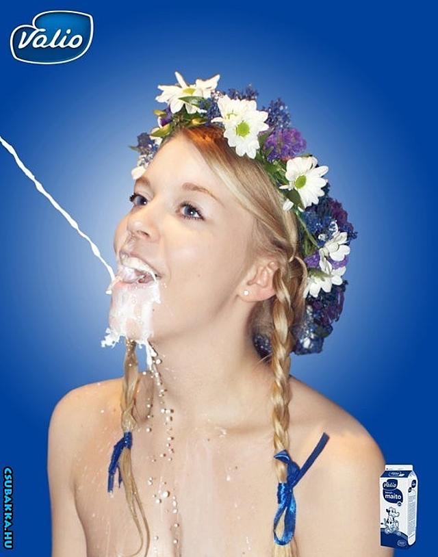 Csak egy tej reklám... :) beteg tej Reklám Képek