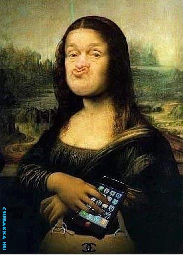 Mona Lisa bedurvul :) mona lisa vicces photoshop Képek