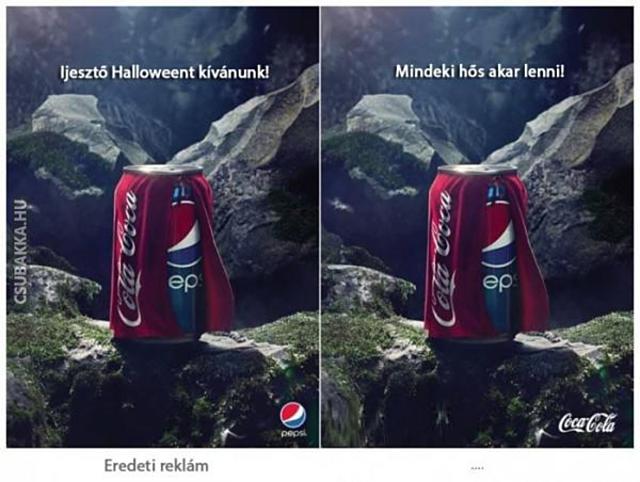 Amikor a Coca Cola visszavág Reklám Képek vicces coca cola