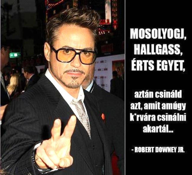 Robert Downey Jr - napi idézet :) vicces Képek Robert Downey Jr. Idézetek