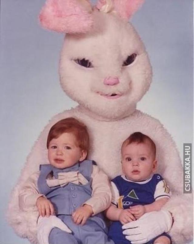 A történelem legrosszabb húsvéti jelmezei (10 kép) nyuszi fail húsvéti gyerek Képek