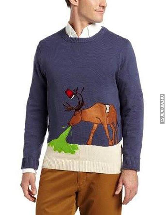 karácsonyi ajándék, hányás a pulóvered Képek hányás norvég pulóver