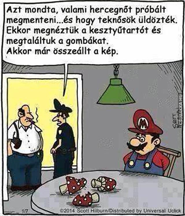 Mario nagy bajban van, a rendőrség vizsgálati fogságban tartja! :) Képek super mario rendőrség varázsgomba