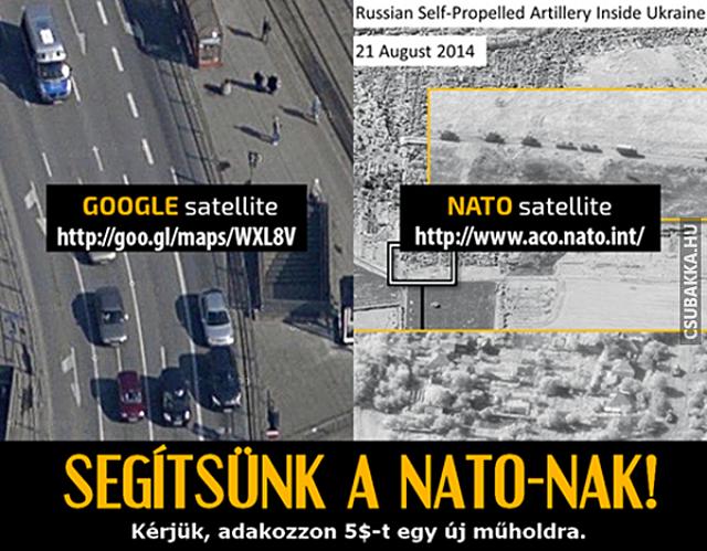 Segítsünk a NATO-nak! műhold fail Képek