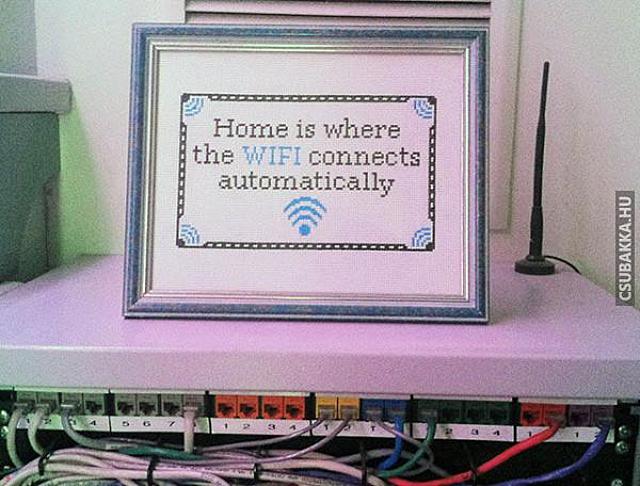Az Otthon ott van, ahol a Wi-Fi automatikusan kapcsolódik otthon wifi