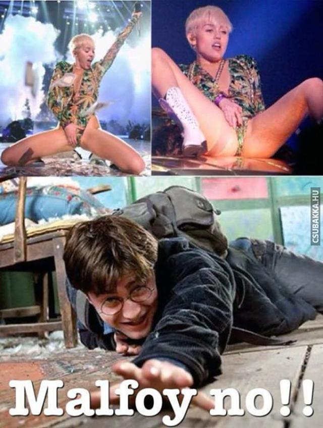 Miley Cyrus vs. Harry Potter :D harry potter Miley Cyrus szexkép