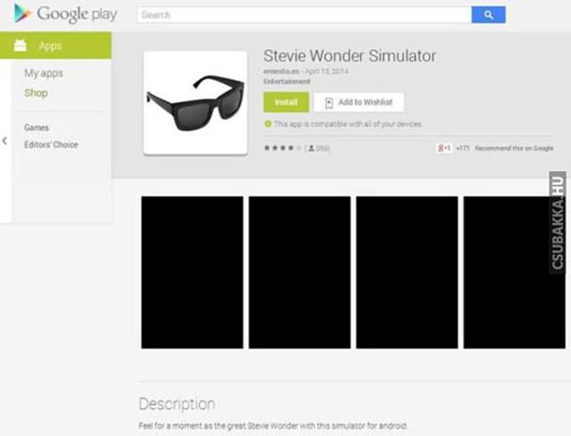 Stevie Wonder szimulátor :) szimulátor alkalmazás google play stevie wonder