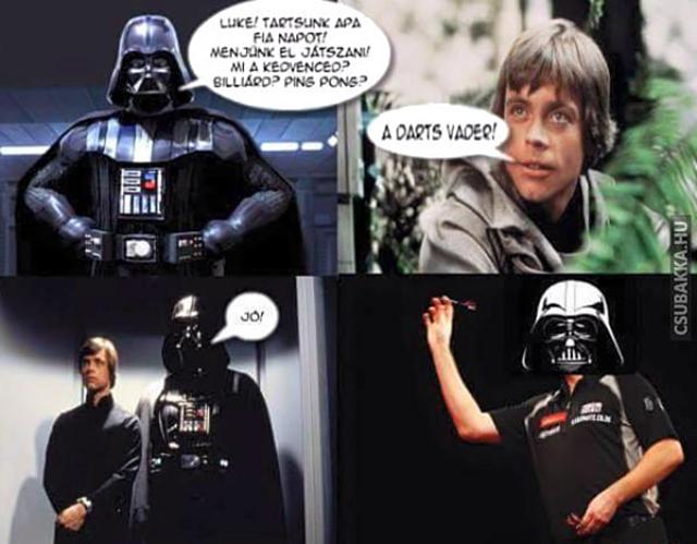 Apa-fia nap Darth Vader apa-fia nap vicces képek luke darts