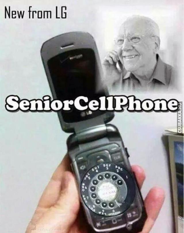 Ajándék ötlet a nagyszülóknek, mobil időseknek vicces találmány vicces képek mobil időseknek
