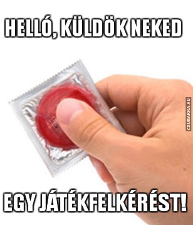 Játékfelkérés óvszer játékfelkérés condom vicces képek