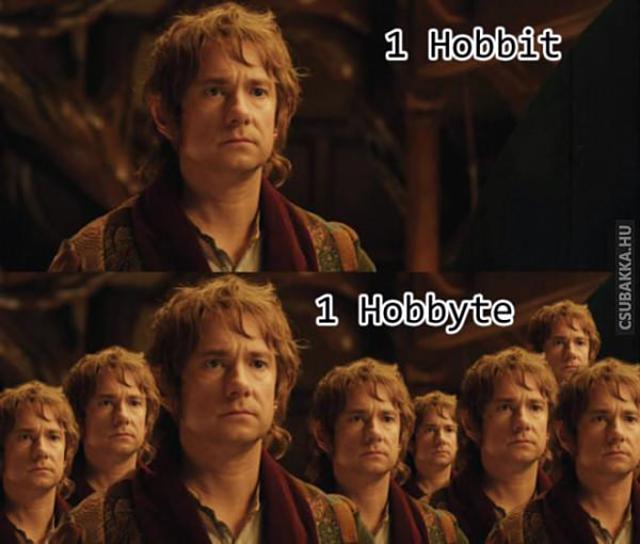 A kockák érteni fogják :) vicces képek kockák gyűrűk ura Hobbit