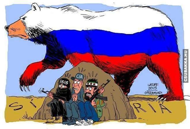 Megjött a medve! oroszok szíria isis medve