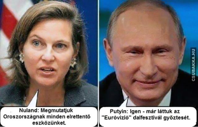 Megfenyegették Putyint Victoria Nuland vicces képek Putyin