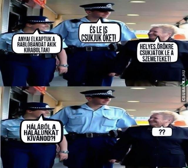 Hálás sértett rendőrök hála vicces képek