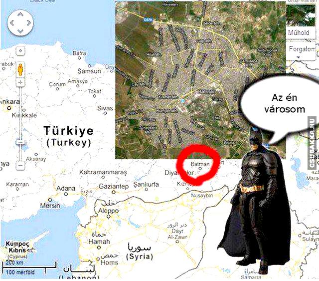 Batman Törökországba költözik költözik Batman ország