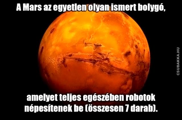 A Mars egy igen különleges bolygó, a Borg már ott van... :) bolygó különleges igen mars
